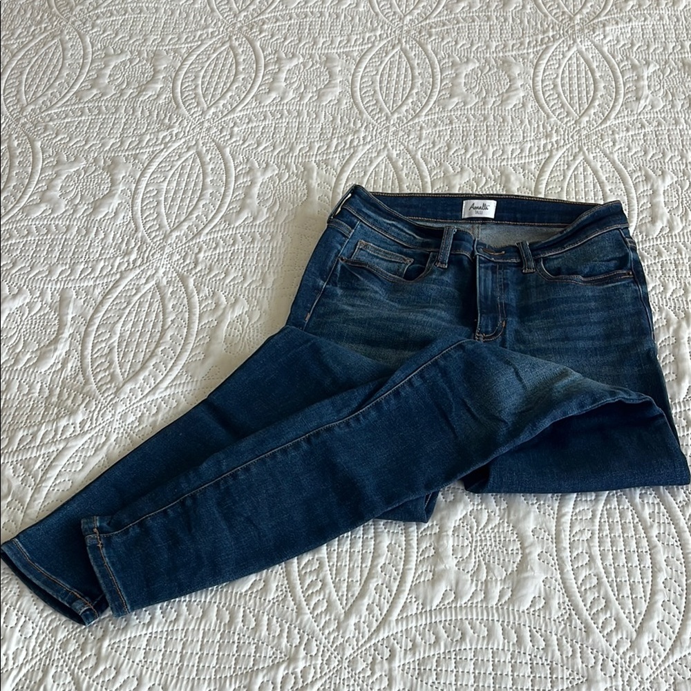 Amalli Talli tall Women's Skinny Jeans in Dark Blue - 28 waist, 34” inseam